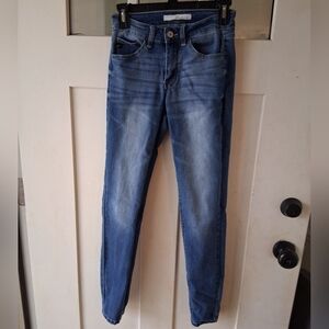 KanCan Faded Medium Blue Skinny Jeans